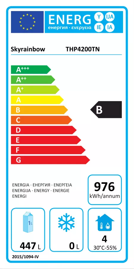 Kühltisch mit 8 Schubladen mit Aufkantung, Umluft, 223x70